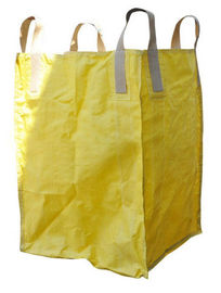 Polypropylene Fibc Bulk Bags Large Woven Skirt Top Discharge Bottom