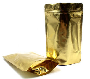 L'emballage rescellable en aluminium d'or met en sac la preuve d'odeur pour le coffre-fort d'encens de chanvre/épice